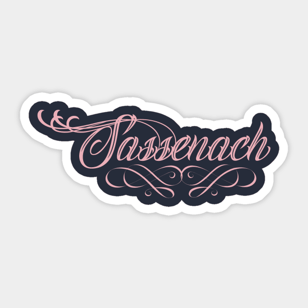 Sassenach Sticker by booklover6